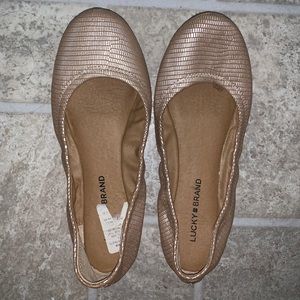 Lucky Brand Flats Pink Blush